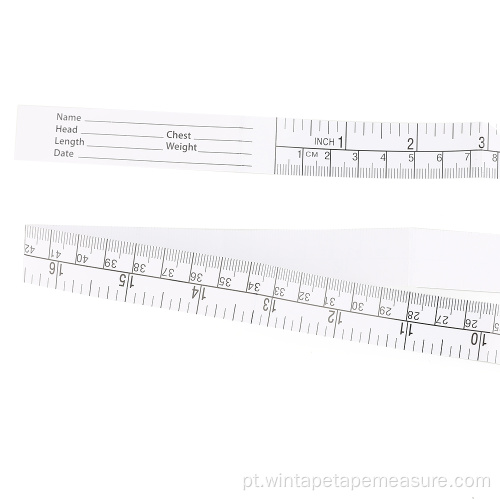 100cm Medical Promotional Gifts Coated Paper Medical Disposable Baby Height Measure